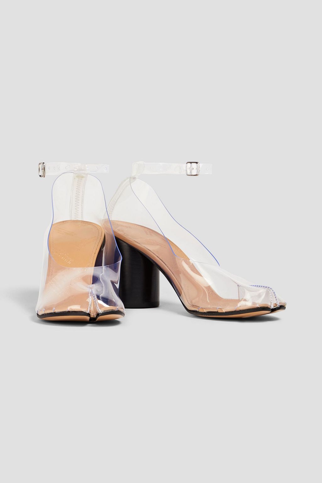 MAISON MARGIELA Tabi split toe PVC pumps THE OUTNET