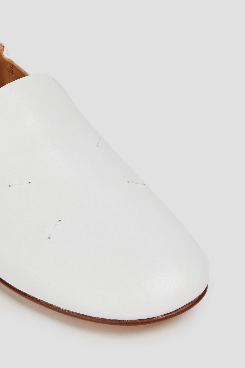 MAISON MARGIELA Embroidered leather loafers