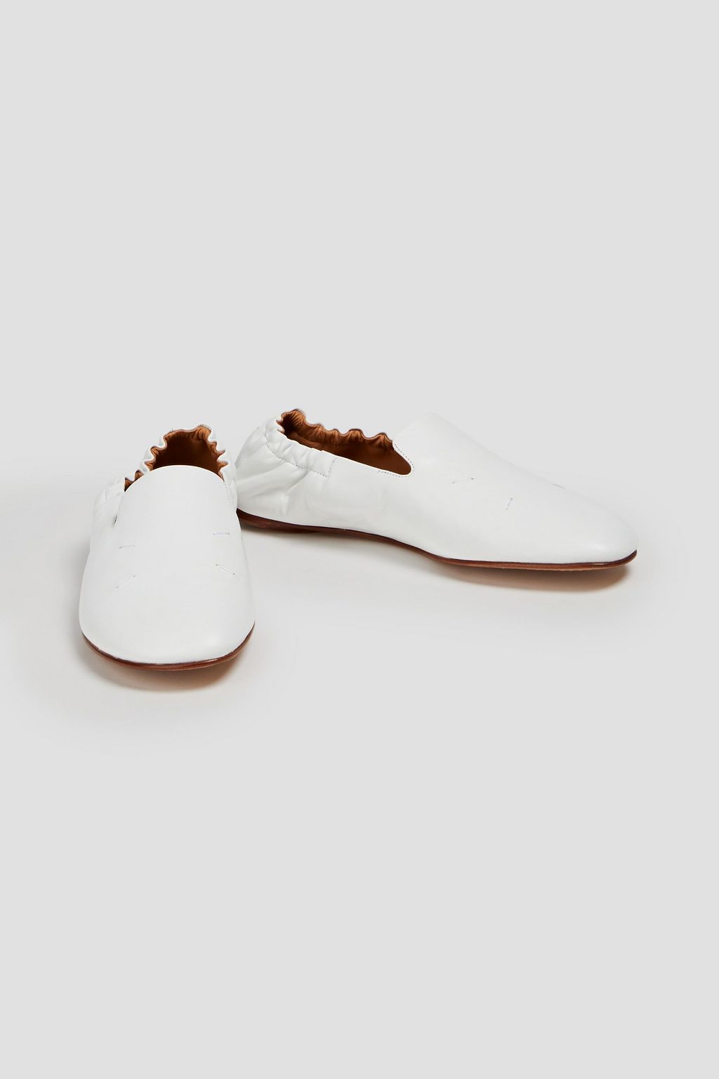 MAISON MARGIELA Embroidered leather loafers