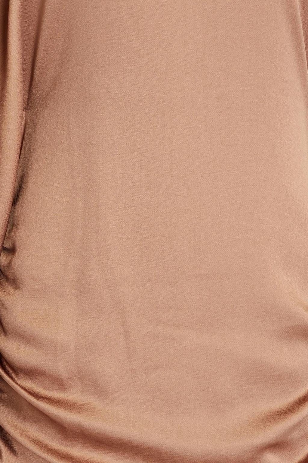 SIMKHAI Ruched satin mini dress
