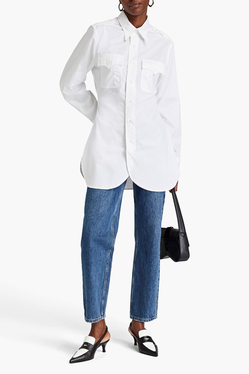 MAISON MARGIELA Cotton-poplin shirt