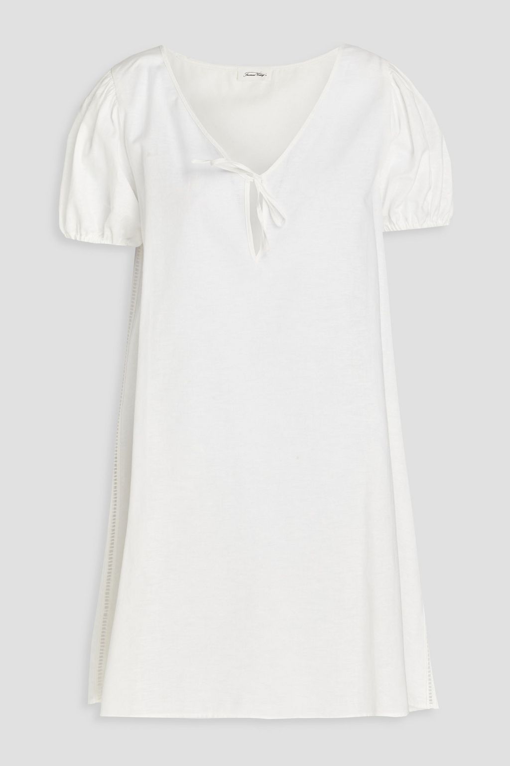 AMERICAN VINTAGE Ilabird cotton and linenblend mini dress THE