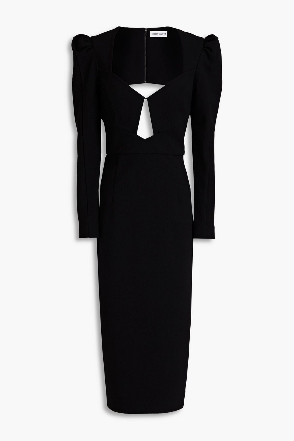 REBECCA VALLANCE Katie cutout crepe midi dress | THE OUTNET