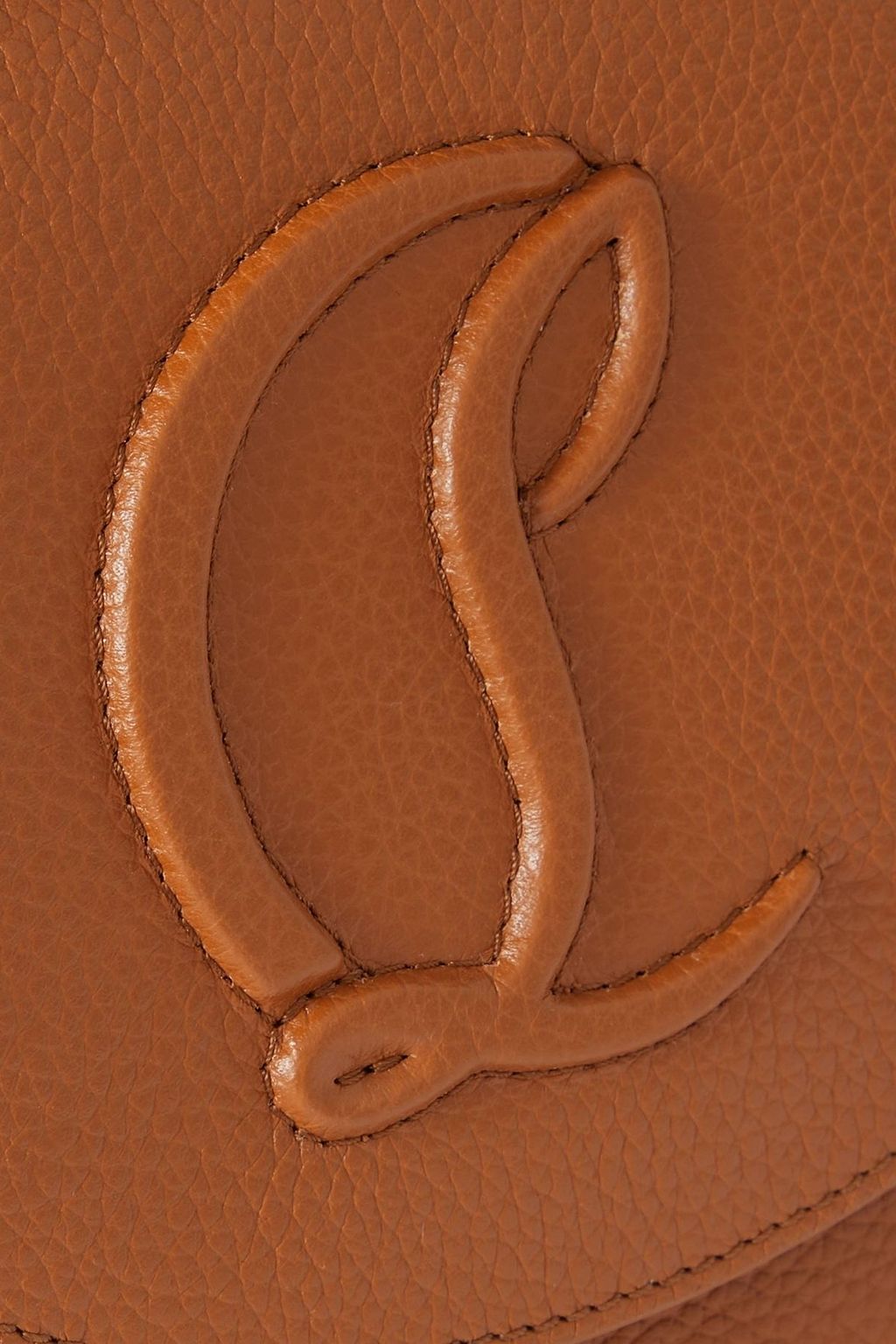 CHRISTIAN LOUBOUTIN حقيبة كتف "باي ماي سايد" من الجلد النافر بتصميم منقوش