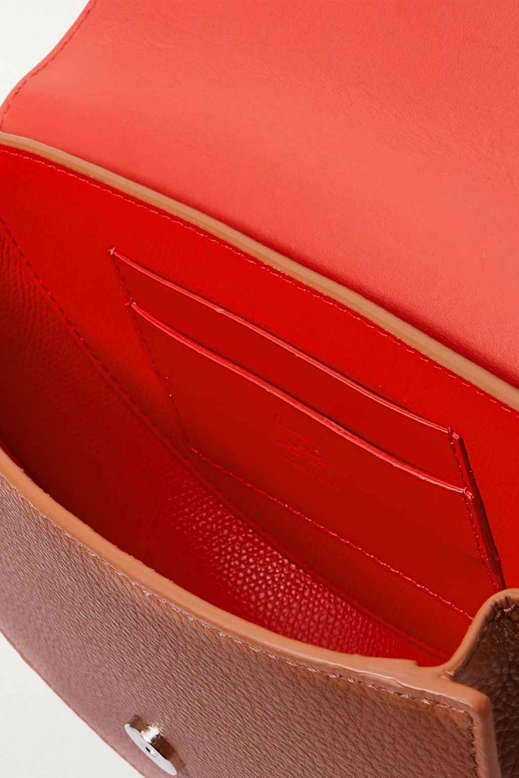 CHRISTIAN LOUBOUTIN حقيبة كتف "باي ماي سايد" من الجلد النافر بتصميم منقوش