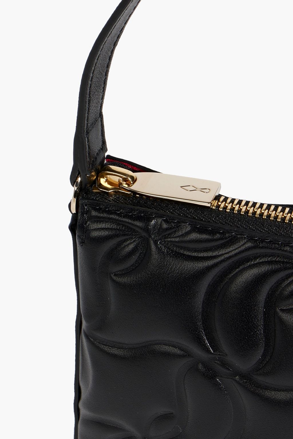 CHRISTIAN LOUBOUTIN Loubila embossed leather shoulder bag