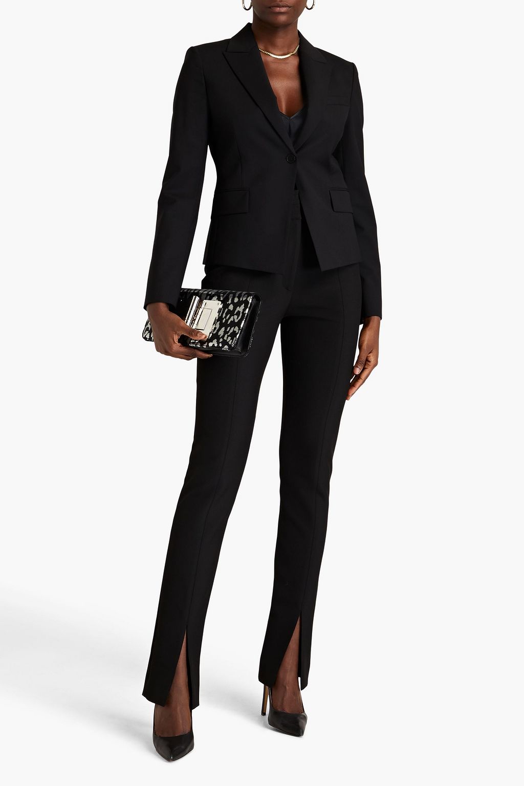 VERONICA BEARD Paula twill slim-leg pants