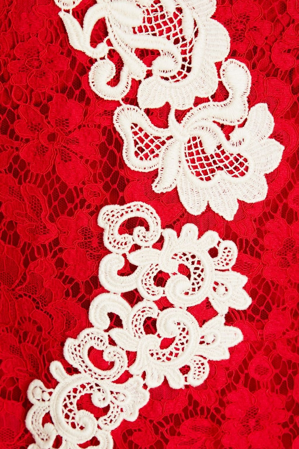 DOLCE&GABBANA Minikleid aus schnurgebundener Spitze