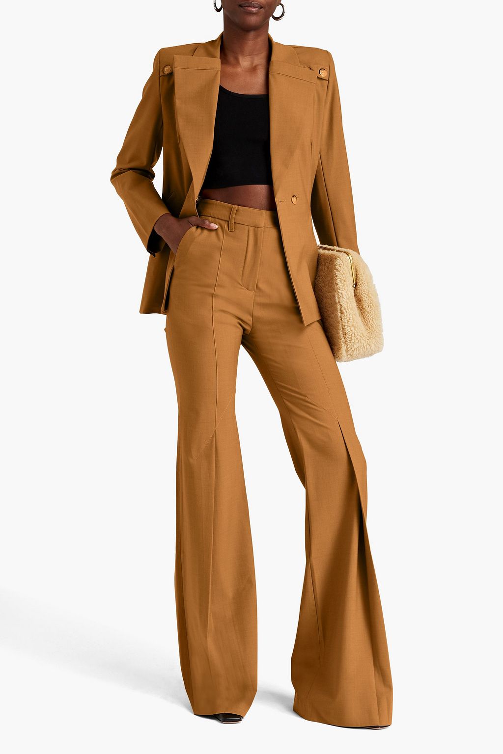 PALMER//HARDING Woven flared pants
