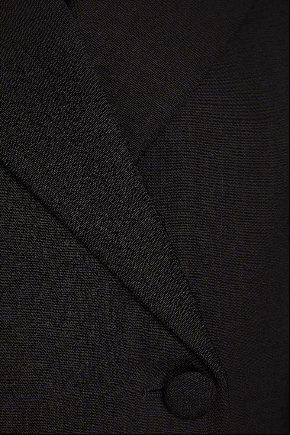 Jil Sander Double-breasted Gabardine Blazer In Black