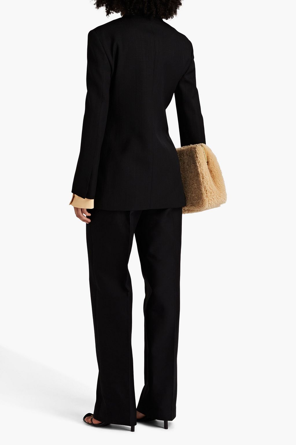 JIL SANDER クレープ ダブルブレストブレザー