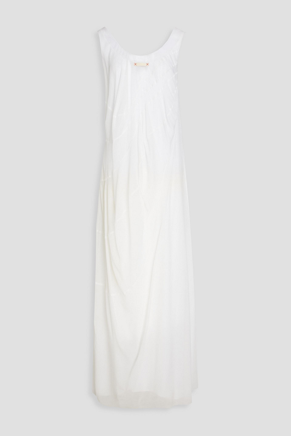 Maison Margiela - Silk-blend georgette maxi dress - White - IT 36