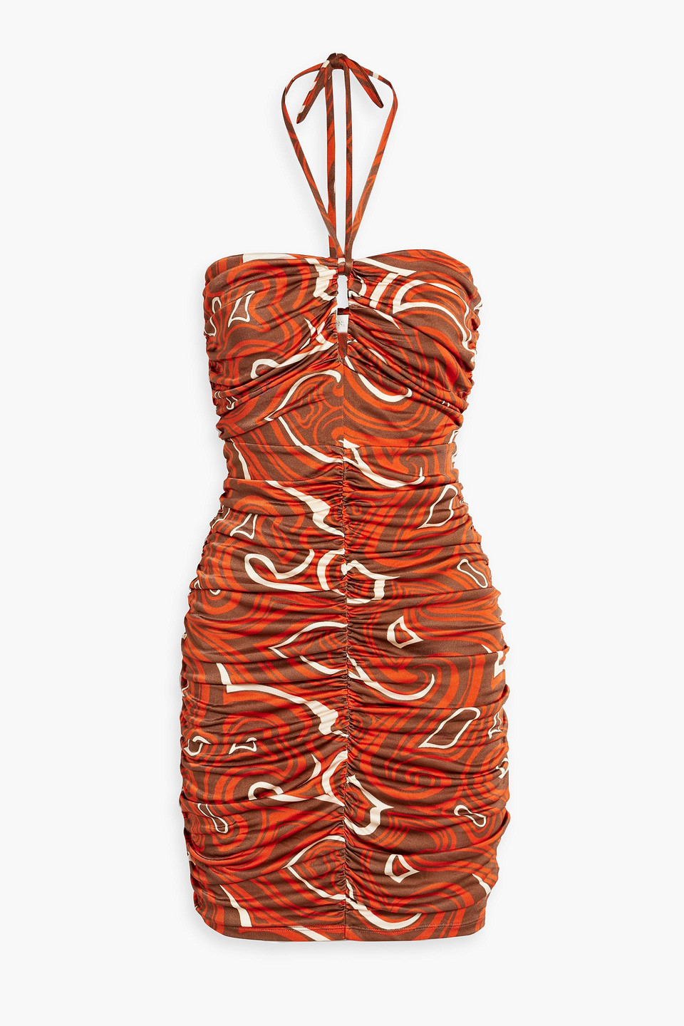 open lace back dress Ronny Kobo Women's Robin Dress, Bright Orange, X-Small at Amazon Women's  Clothing store main image 0