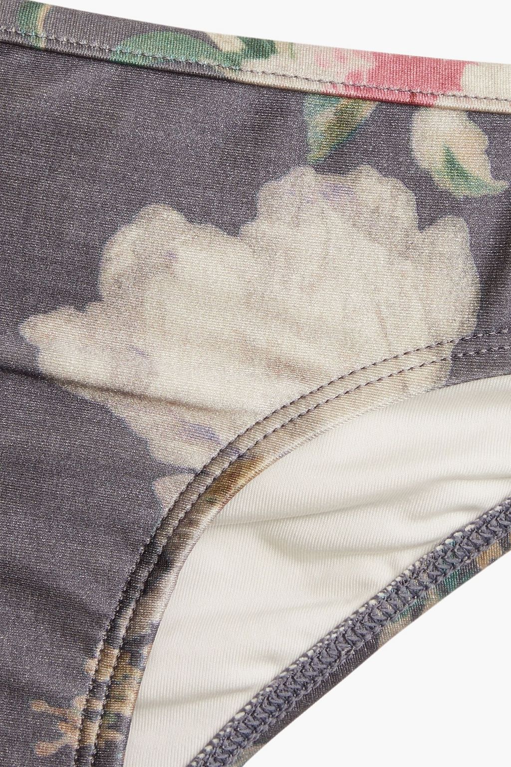 ZIMMERMANN Kids Iris Bikini-Höschen mit floralem Print und Rüschen
