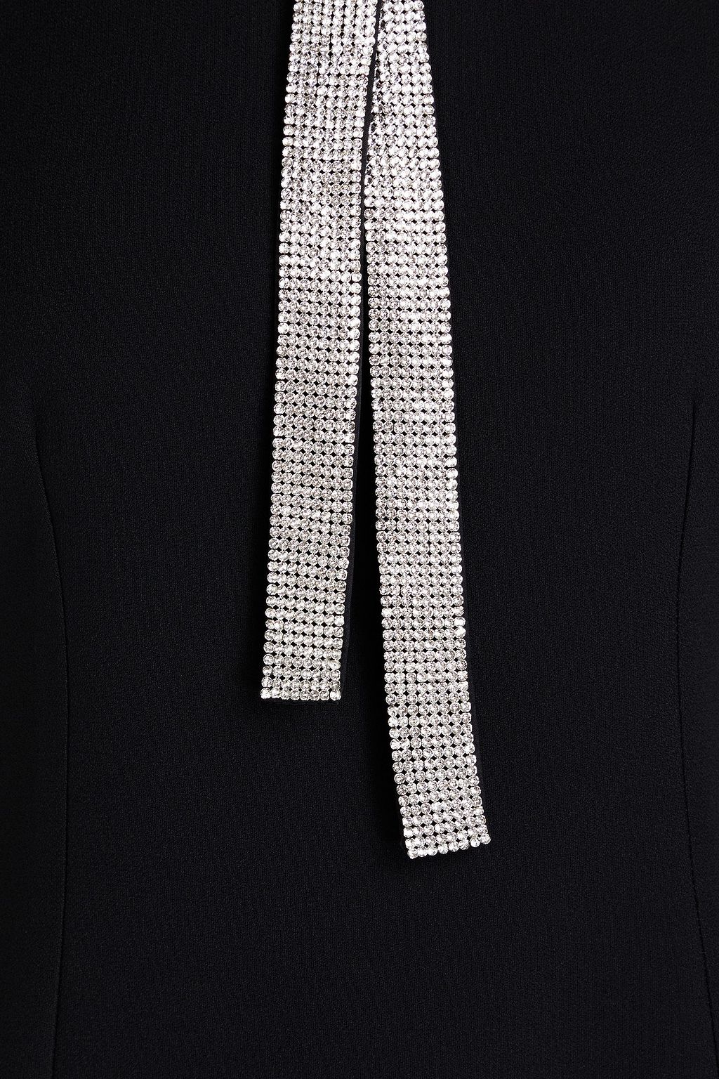 DOLCE&GABBANA Crystal-embellished crepe mini dress