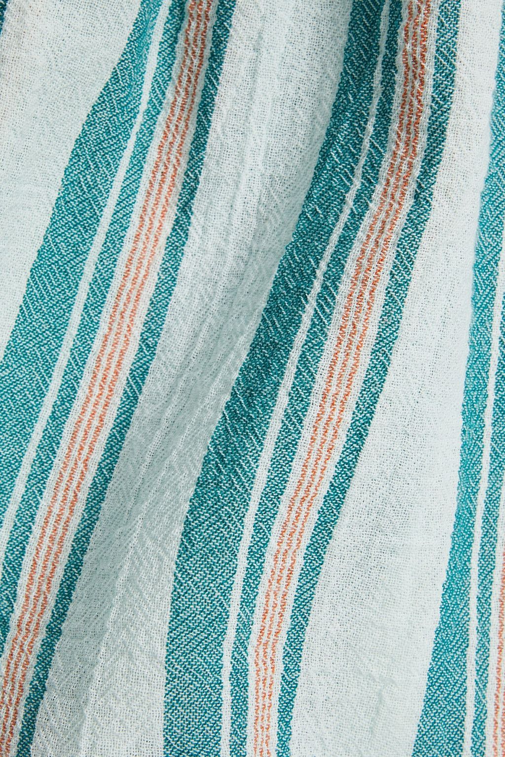 ZIMMERMANN Kids Kali ruffled striped cotton skirt
