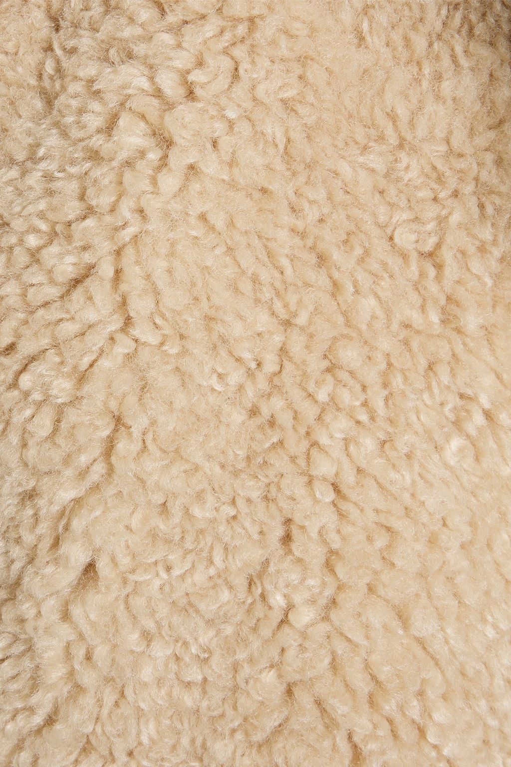 RONNY KOBO Helena cropped faux shearling jacket