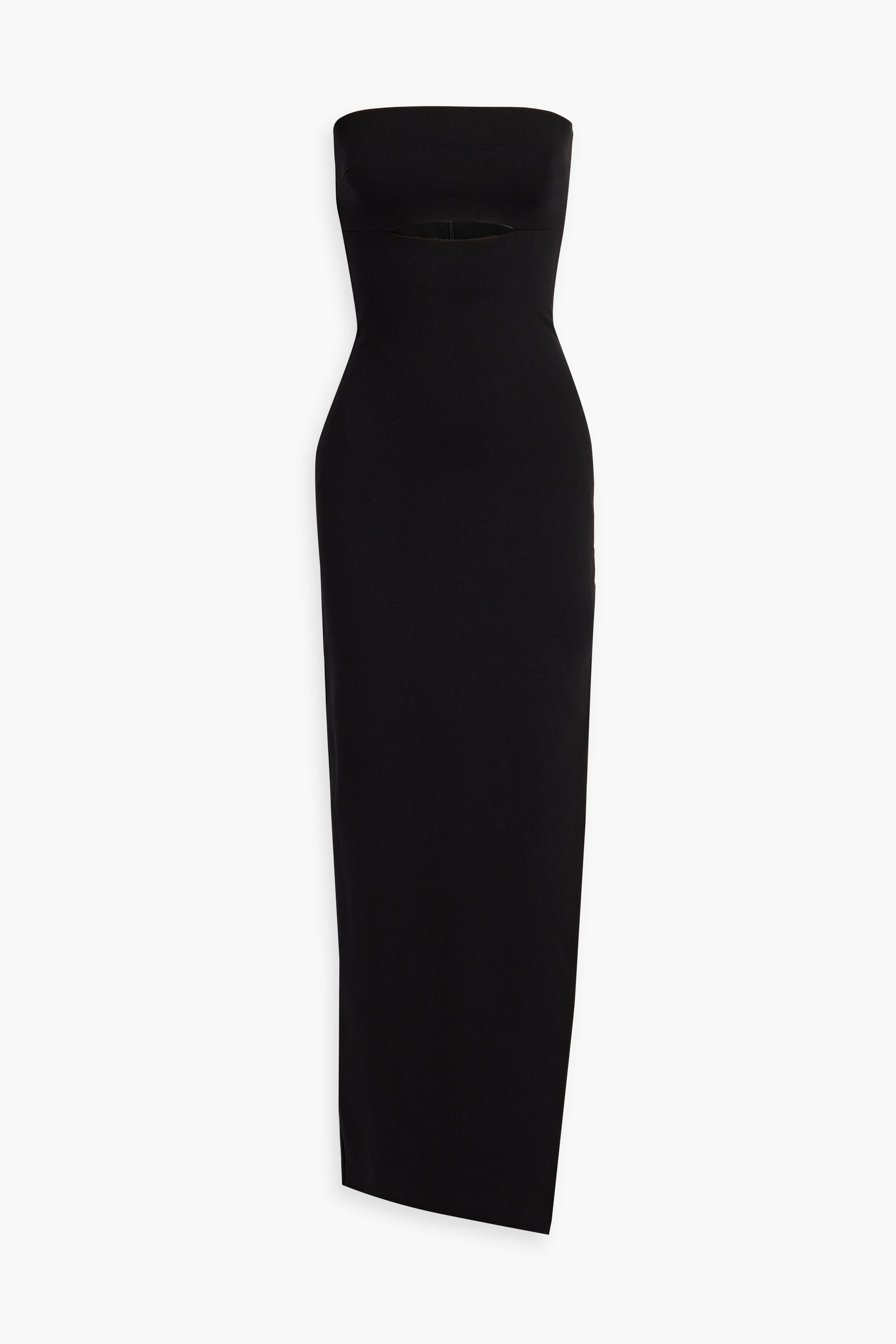 NICHOLAS Strapless cutout jersey maxi dress thumbnail