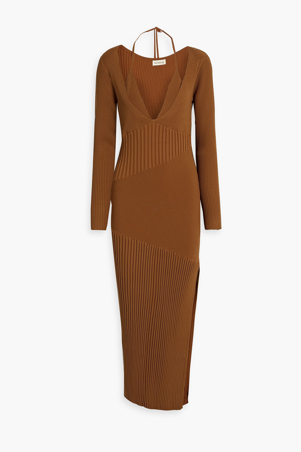 nicholas knit dress Nicholas Adina Floor-length Dress