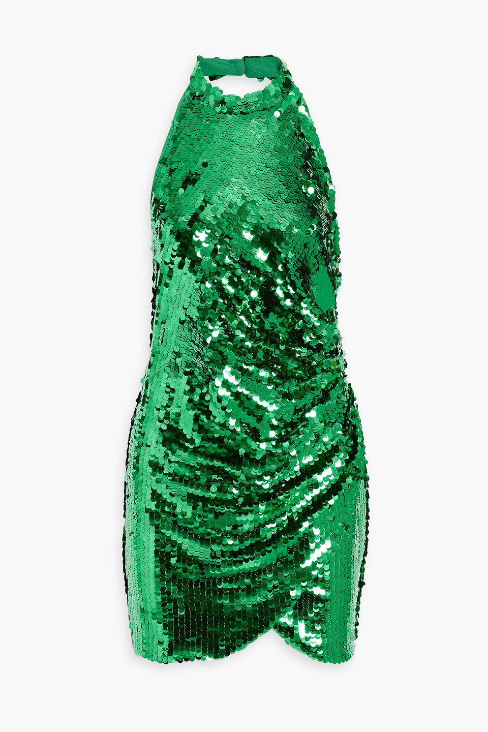 Ronny Kobo Jo Sequined Mini Halter Dress In Green | ModeSens Ronny Kobo Jo Sequined Mini Halter Dress In Green | ModeSens