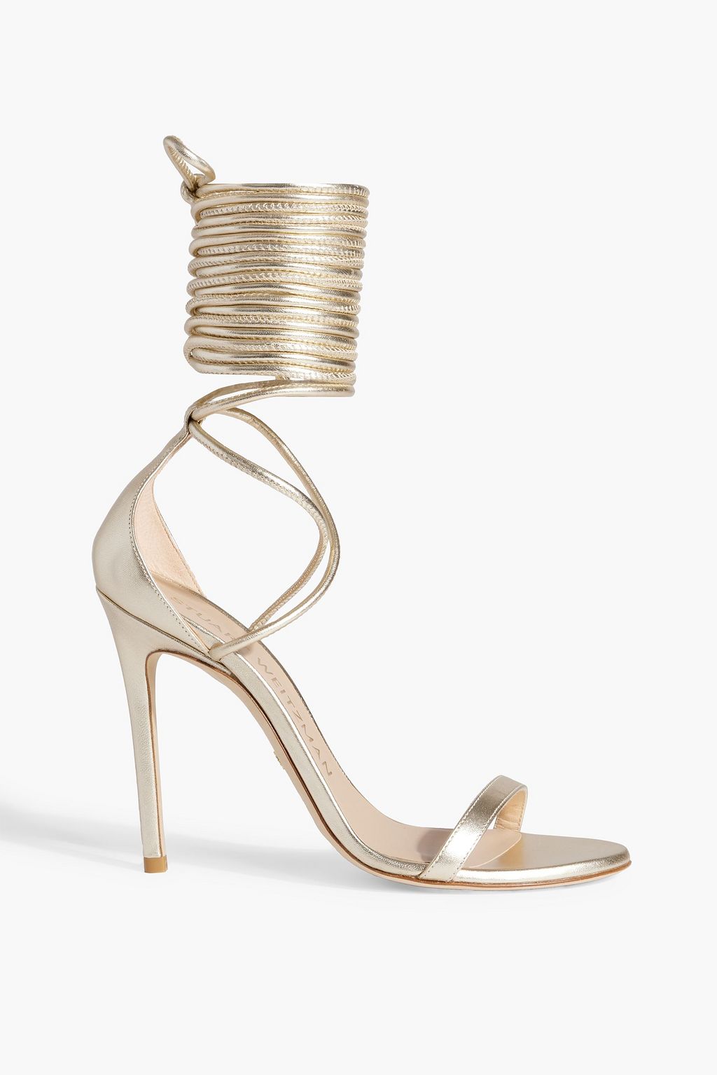 Stuart weitzman deals metallic sandals