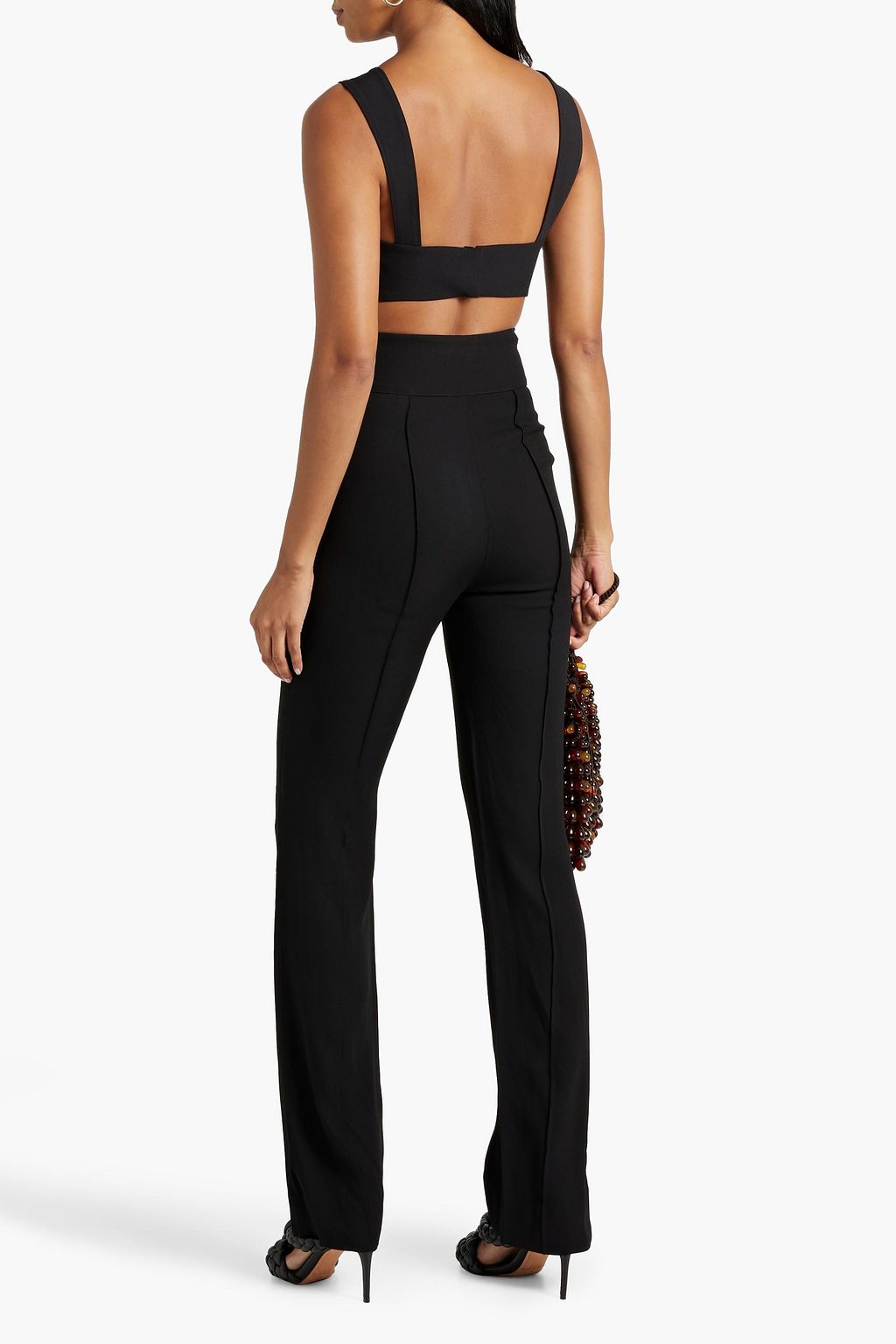 NICHOLAS Marta crepe straight-leg pants