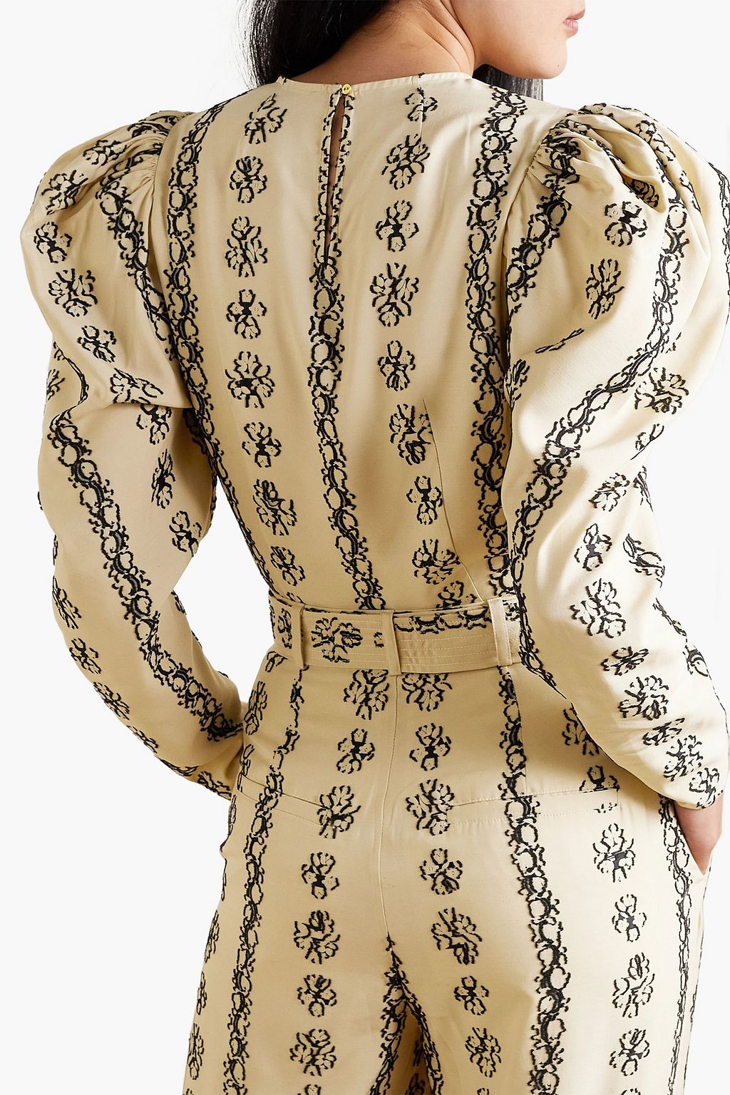 ULLA JOHNSON Layla fil coupé silk-blend blouse