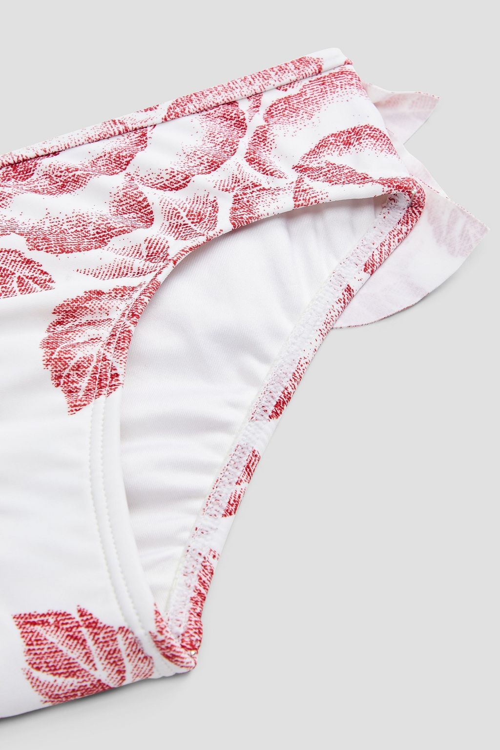ZIMMERMANN Kids Roza Bikini-Höschen mit floralem Print und Rüschen
