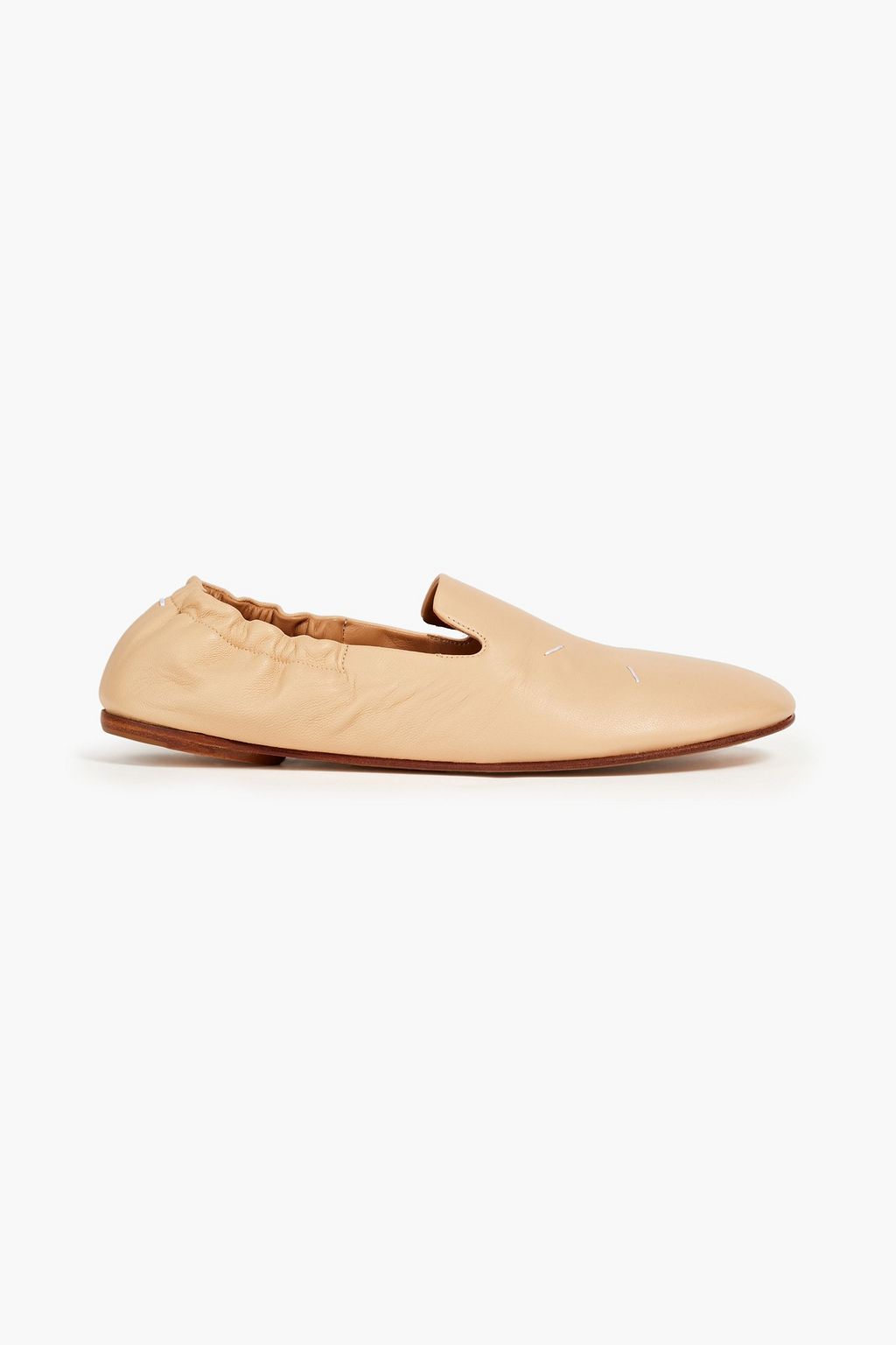 MAISON MARGIELA Leather slippers THE OUTNET