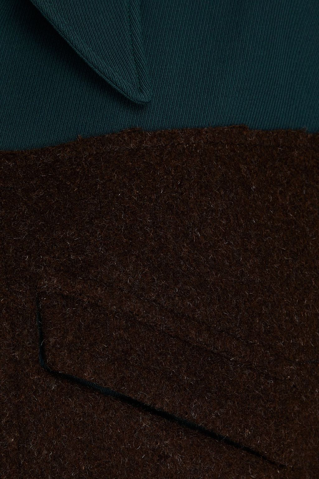 MAISON MARGIELA Felt-trimmed twill jacket