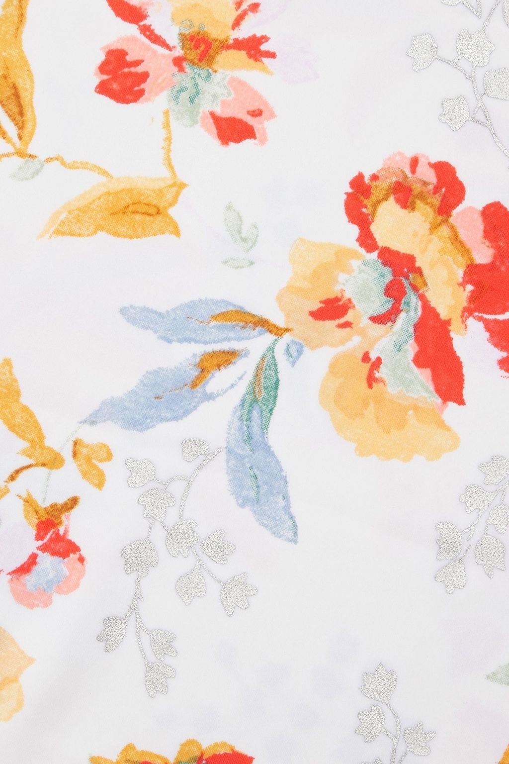ZIMMERMANN Kids Belle metallic floral-print rash guard