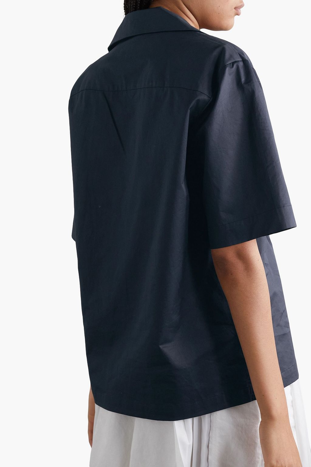 TIBI コットンポプリン シャツ