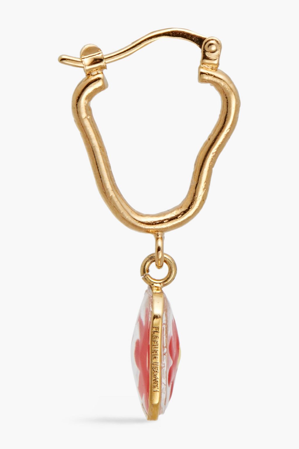 MARNI Gold-tone resin earrings