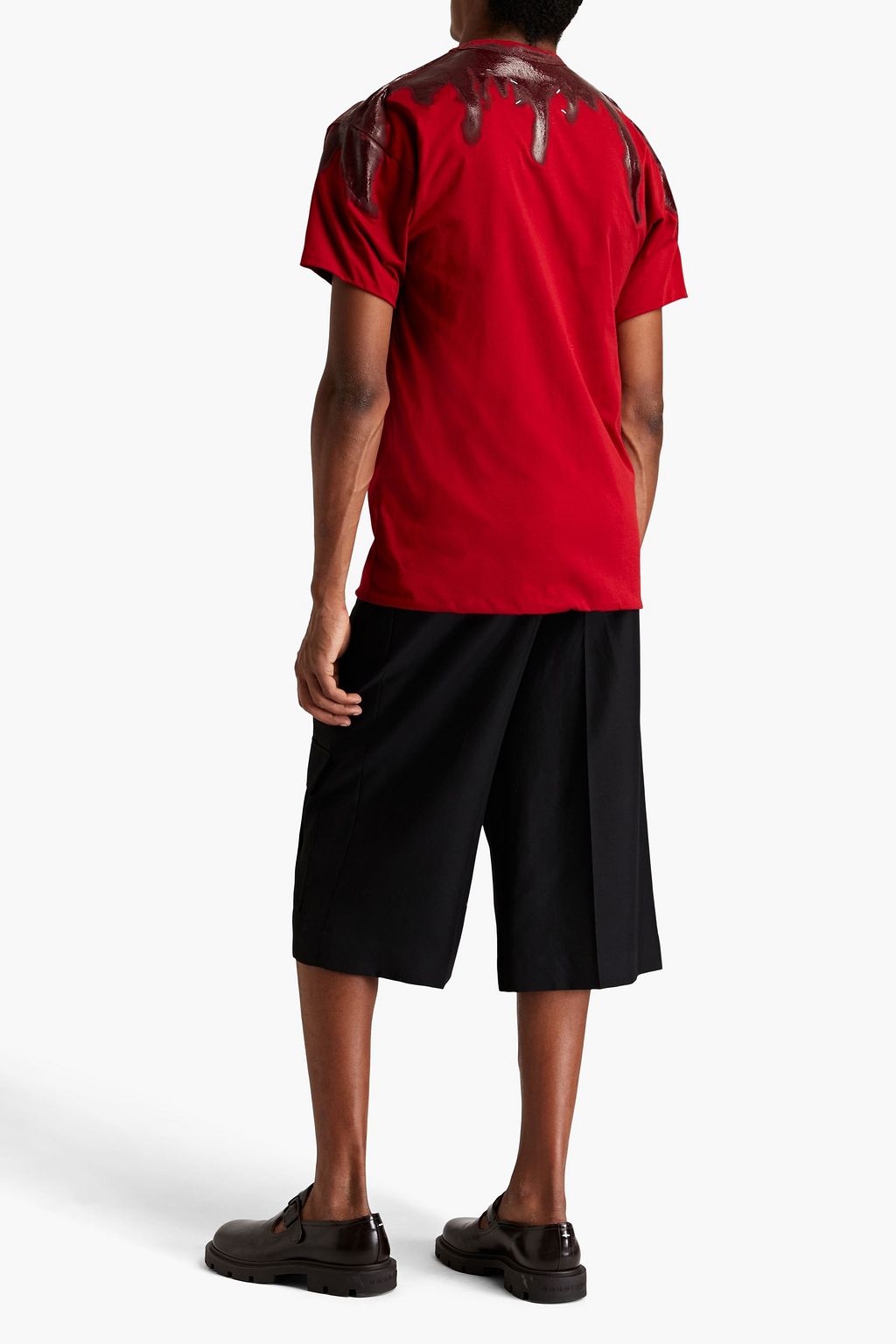 MAISON MARGIELA Appliquéd cotton-jersey T-shirt