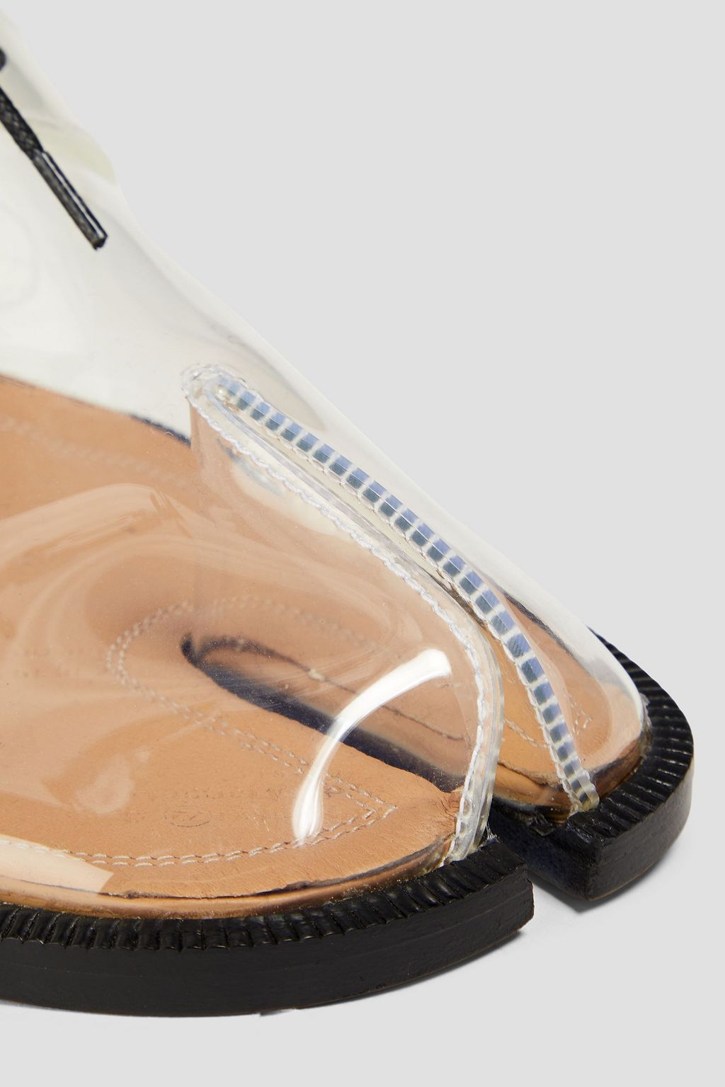 MAISON MARGIELA Tabi split-toe PVC derby shoes