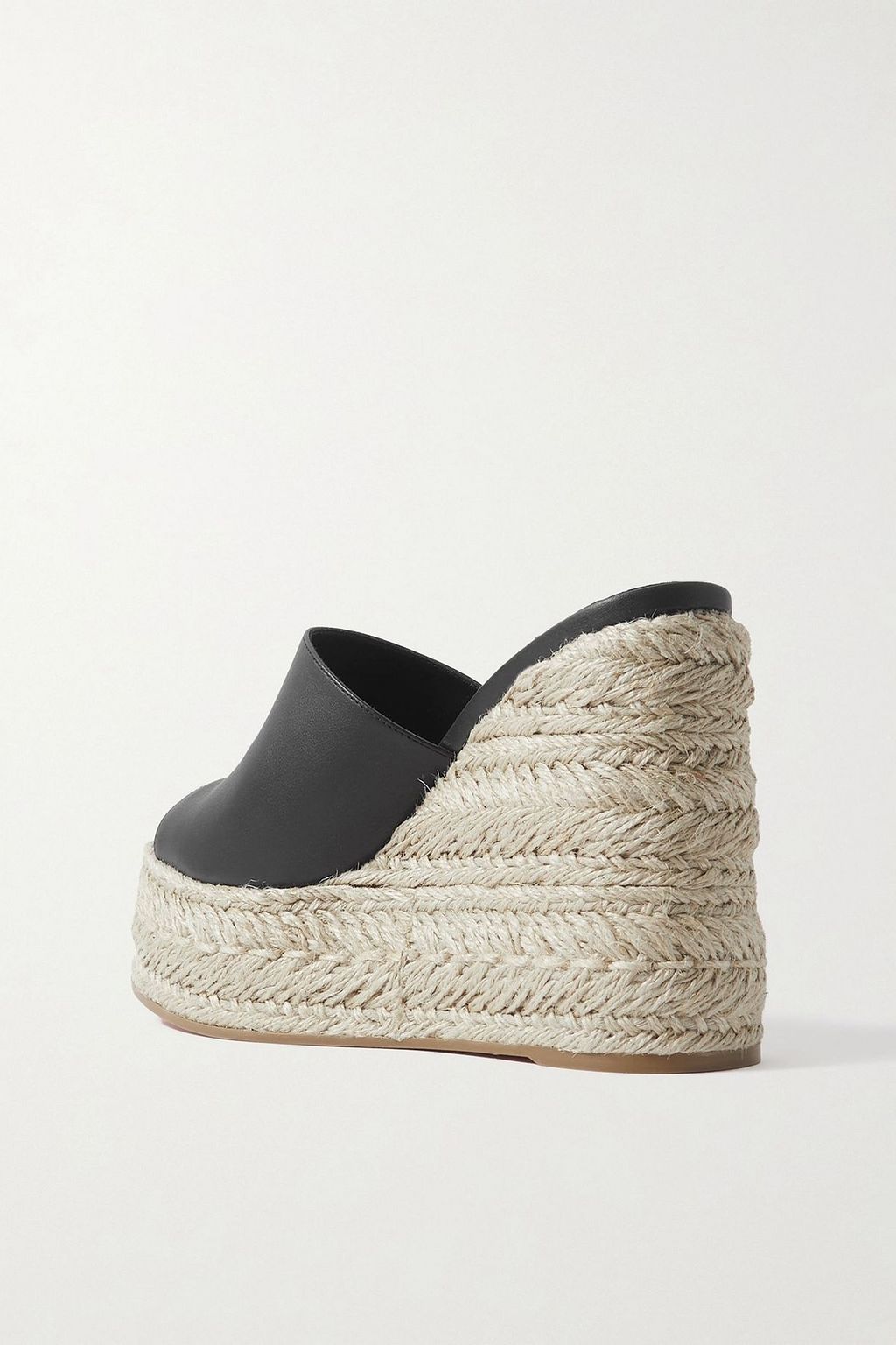 CHRISTIAN LOUBOUTIN Ariella Zeppa 130 leather wedge mules