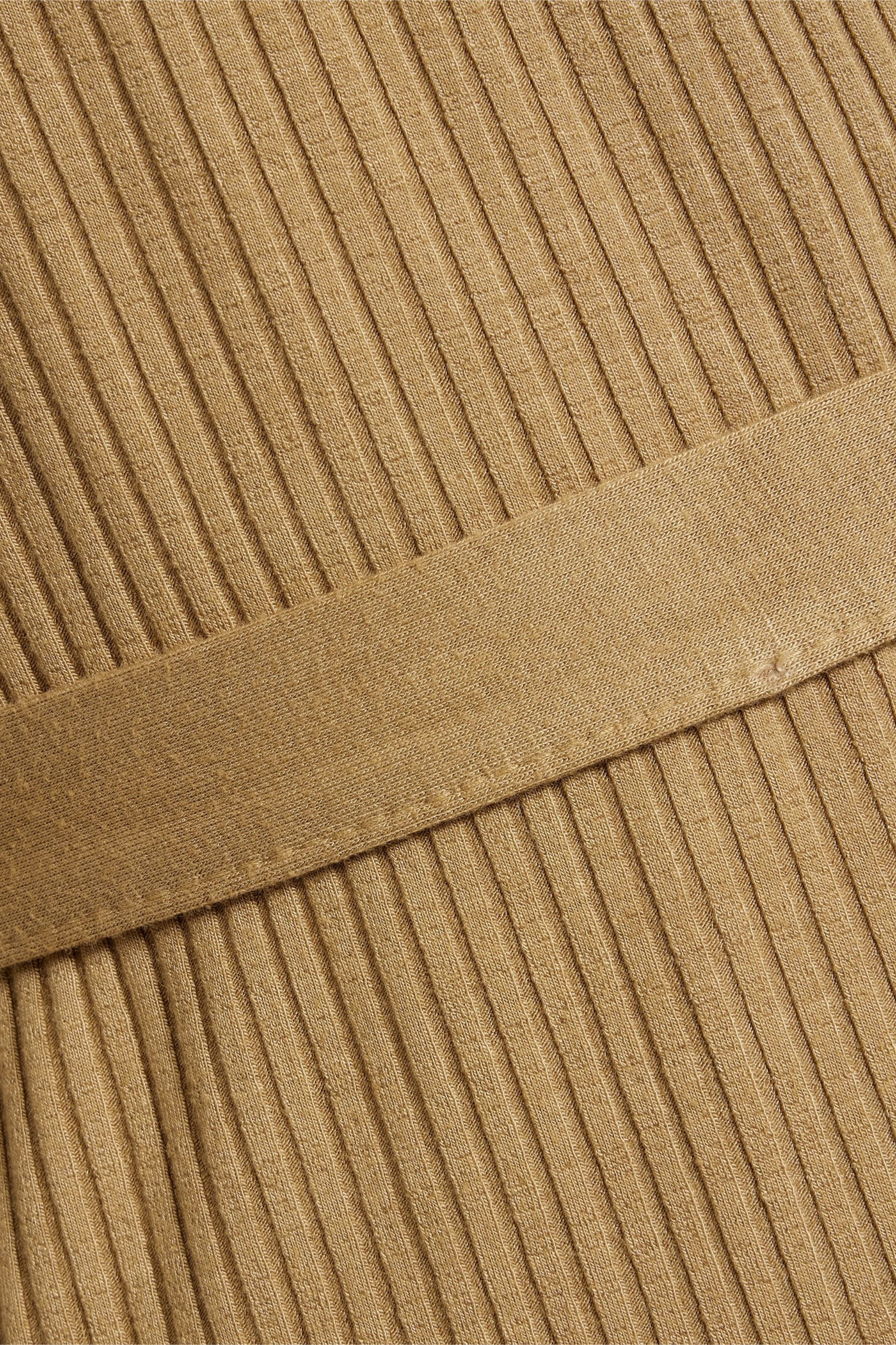 Enza Costa Ribbed-knit midi wrap dress thumbnail
