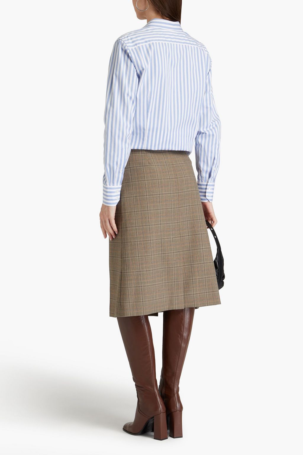 MAISON MARGIELA Striped cotton-poplin shirt