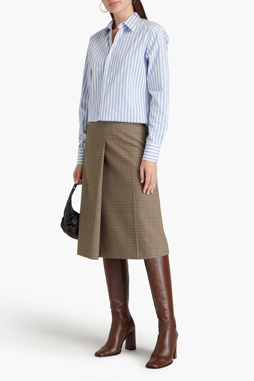 MAISON MARGIELA Striped cotton-poplin shirt