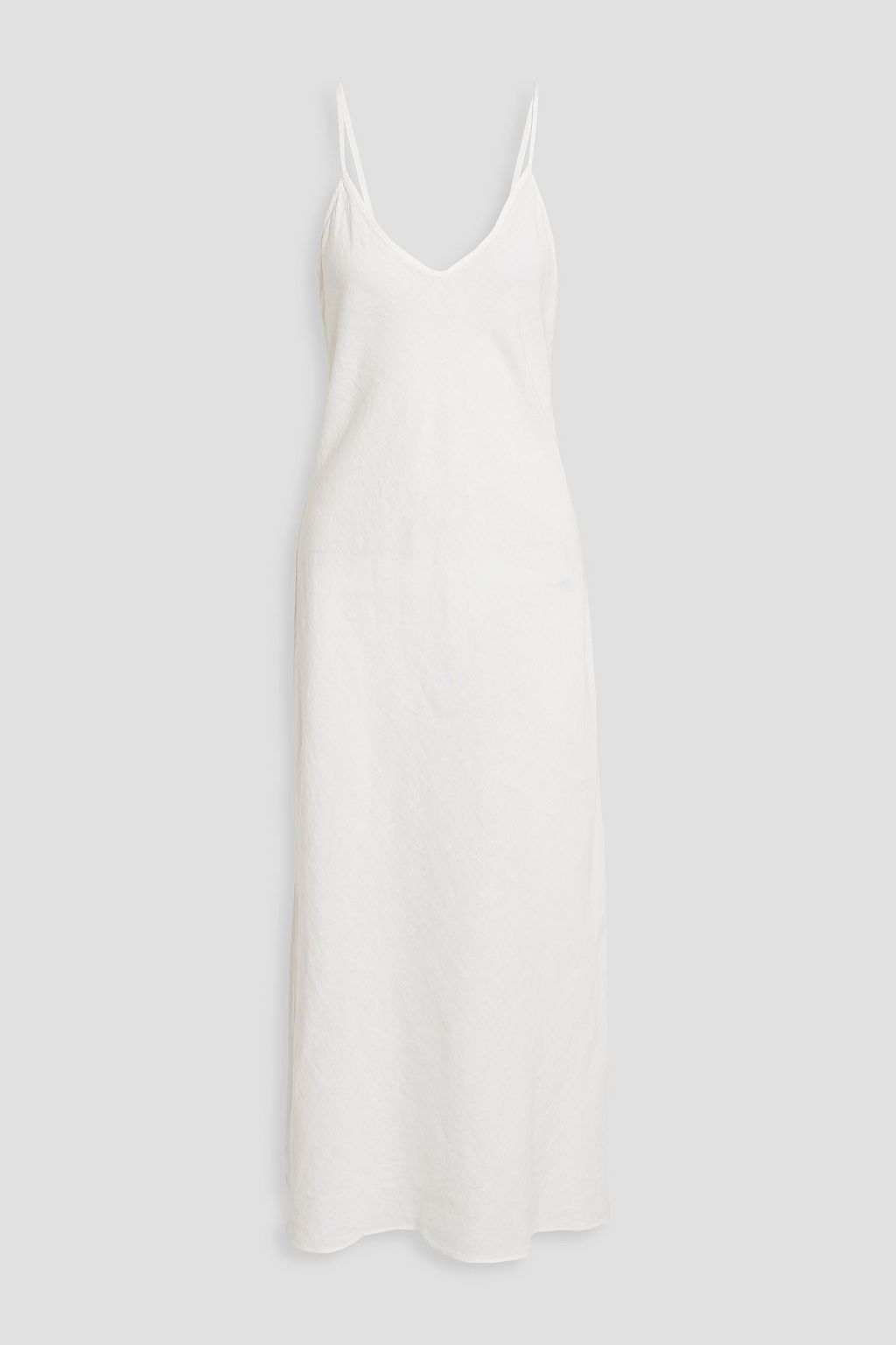 ENZA COSTA Linen midi slip dress | THE OUTNET