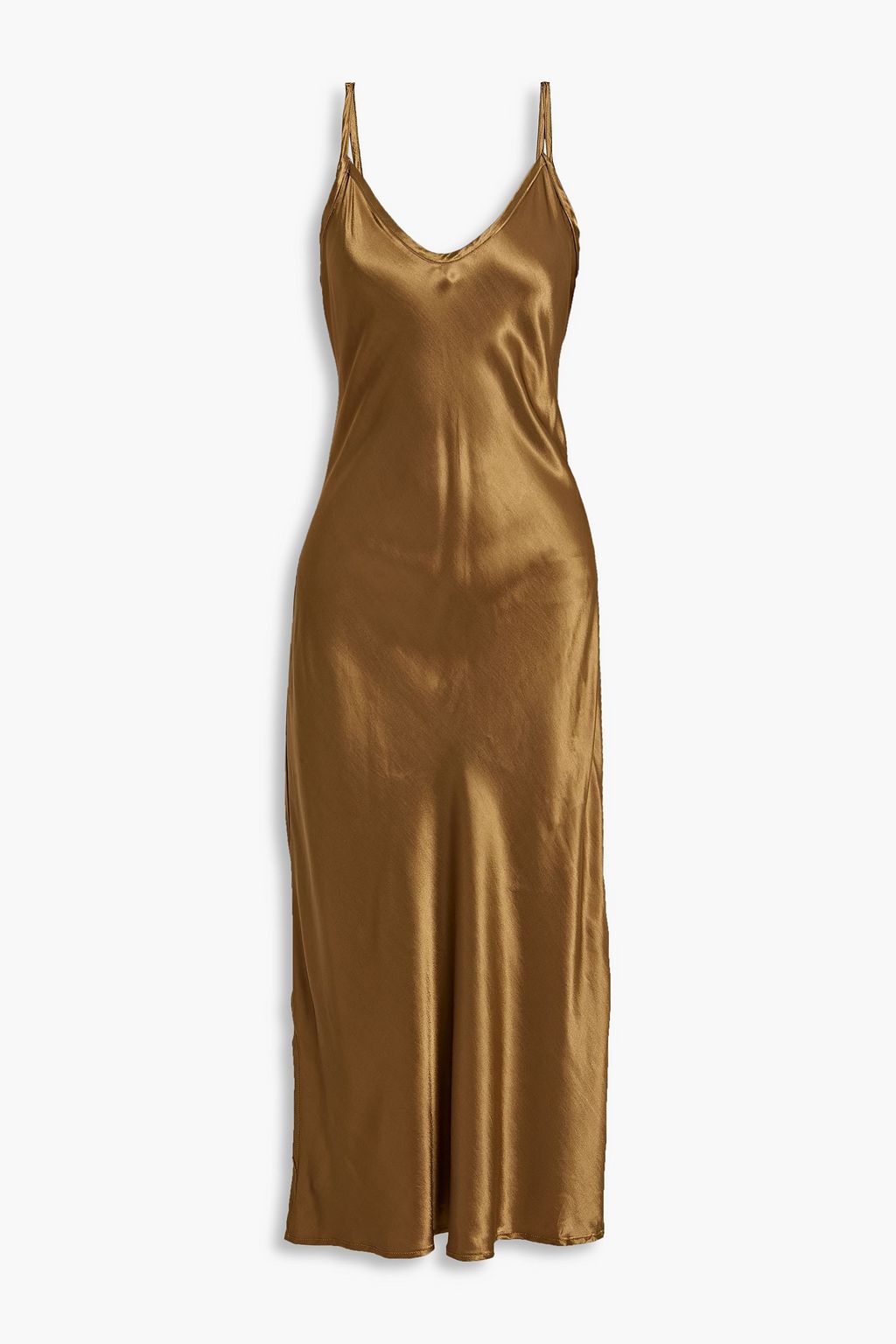 ENZA COSTA Satin midi slip dress | THE OUTNET