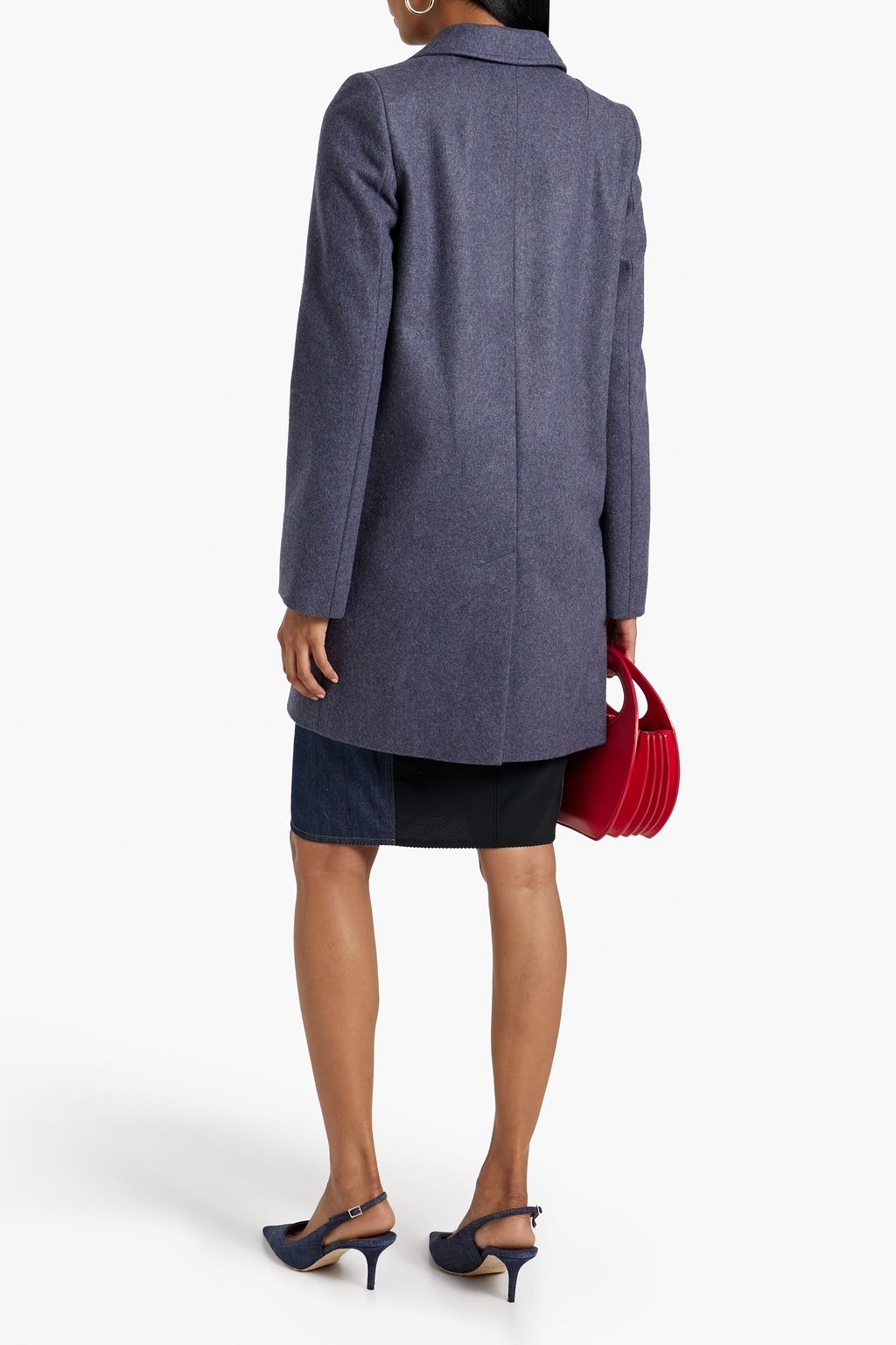 DOLCE&GABBANA Brushed-felt coat