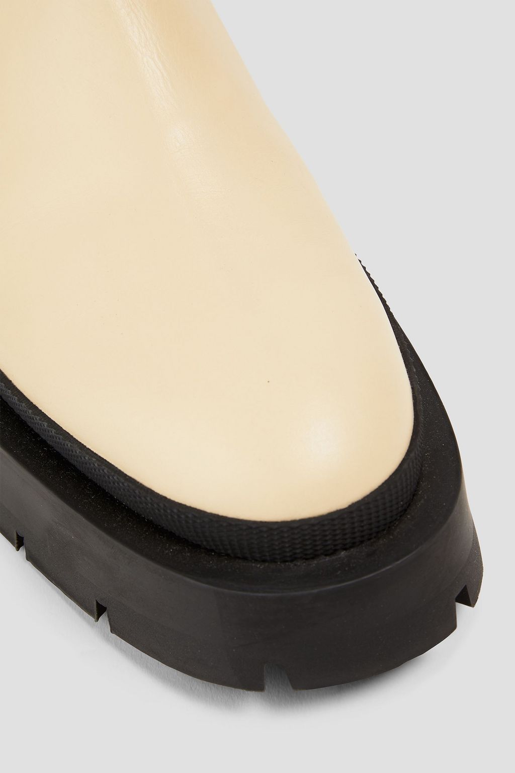 JIL SANDER レザー チェルシーブーツ