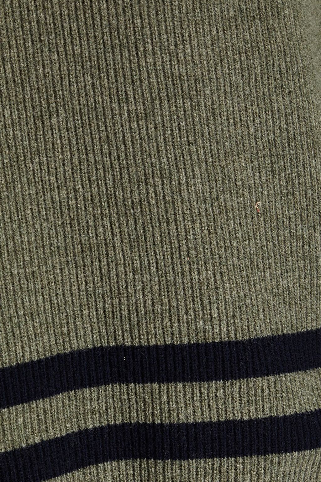 MAISON MARGIELA Gestreifter Pullover aus gerippter Wolle