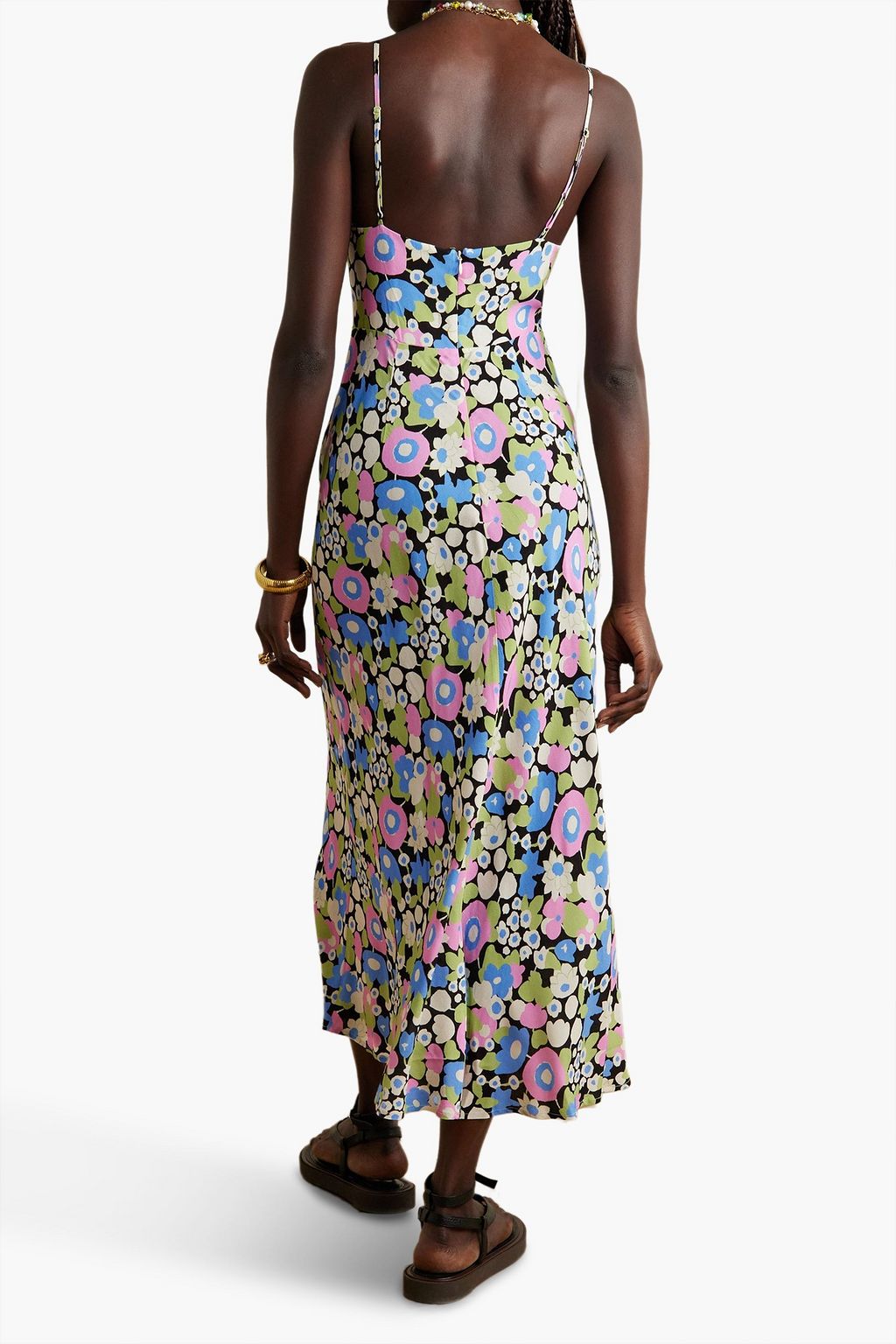 RIXO Maeve floral-print crepe maxi dress