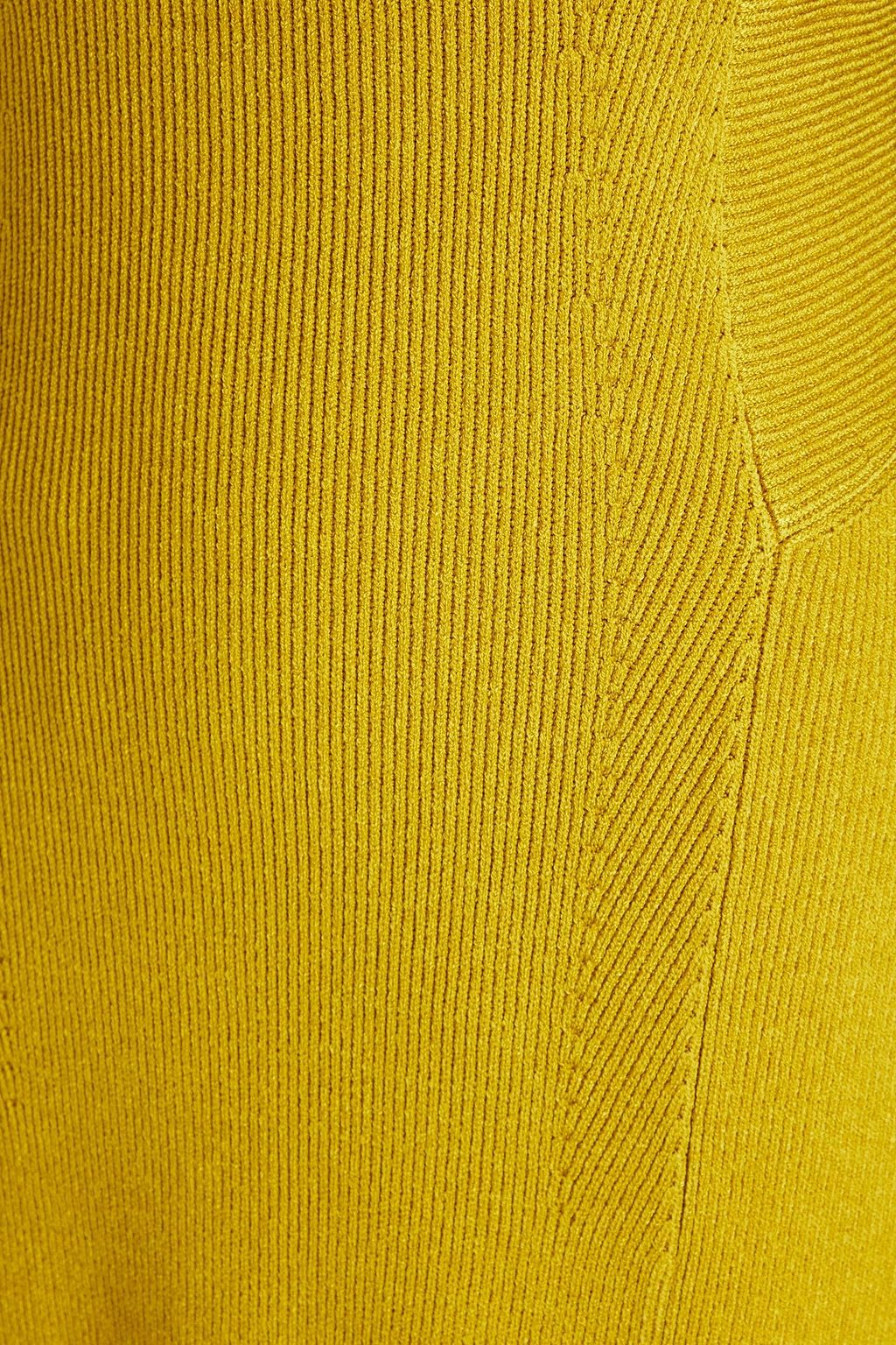GALVAN  LONDON Maxikleid aus Rippstrick mit Cut-outs