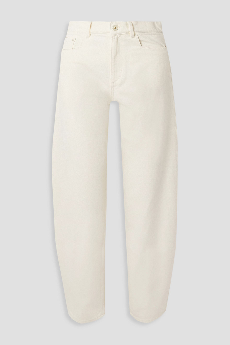WANDLER CHAMOMILE CROPPED HIGH-RISE TAPERED JEANS
