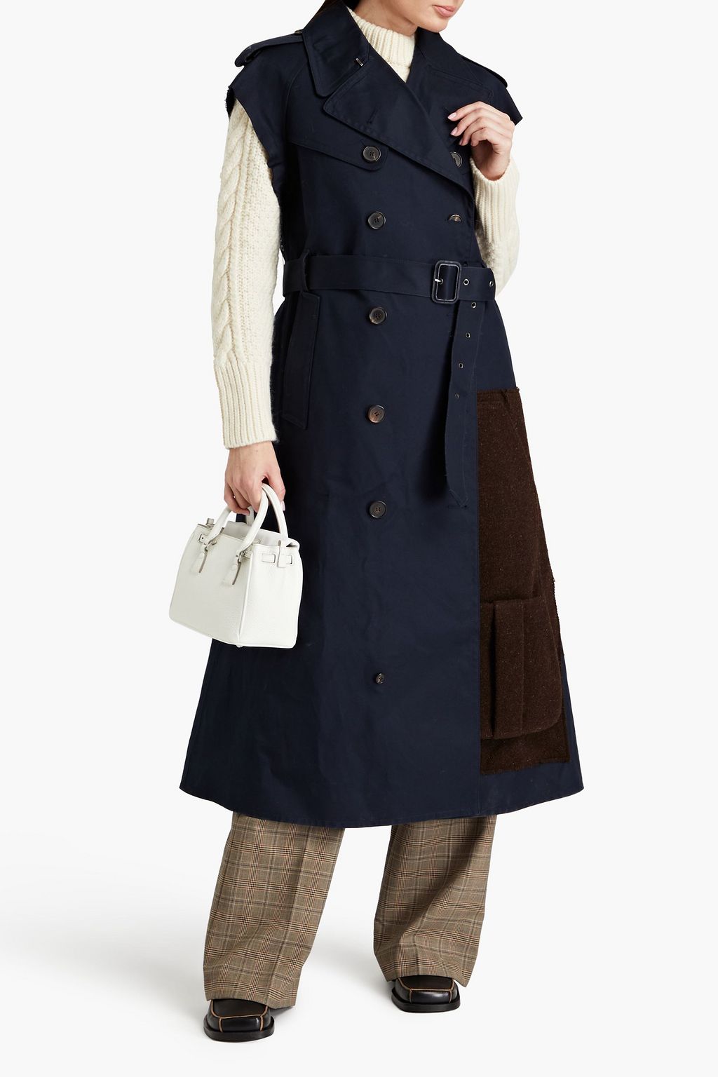 MAISON MARGIELA Double-breasted cotton-gabardine vest