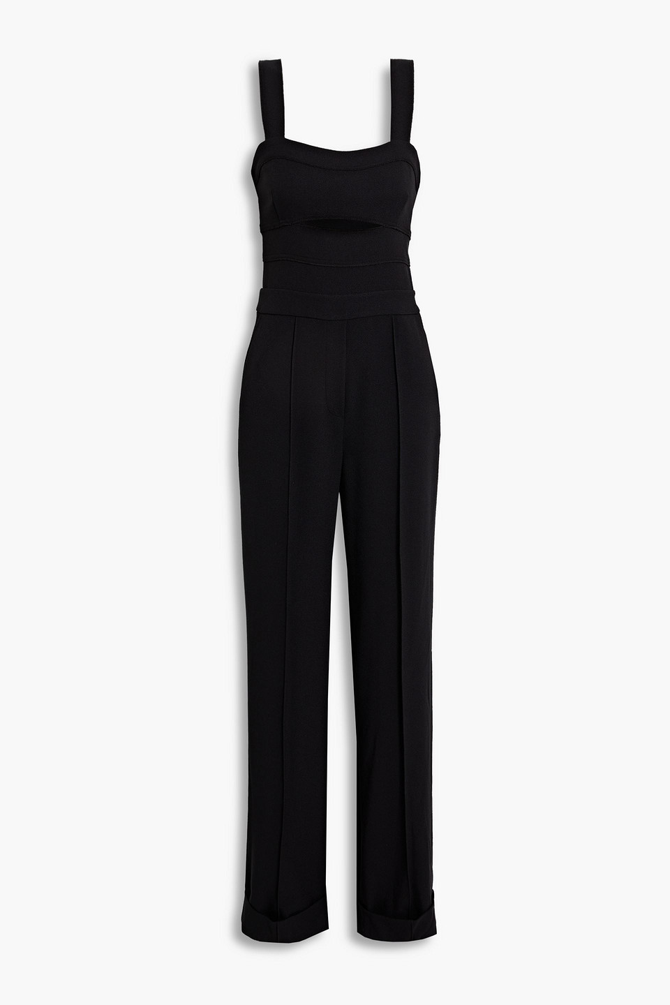 SIMKHAI - Sarina cutout crepe wide-leg jumpsuit - Black
