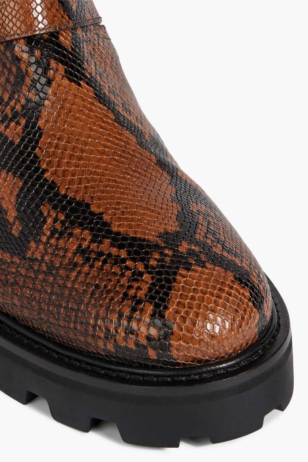 JIMMY CHOO Youth II snake-effect leather ankle boots